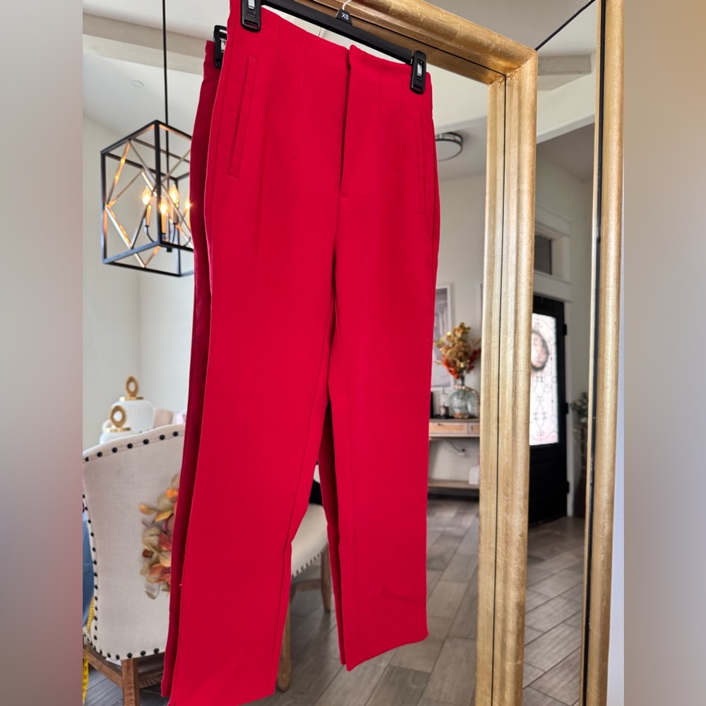 Stradivarius Bold Red pants